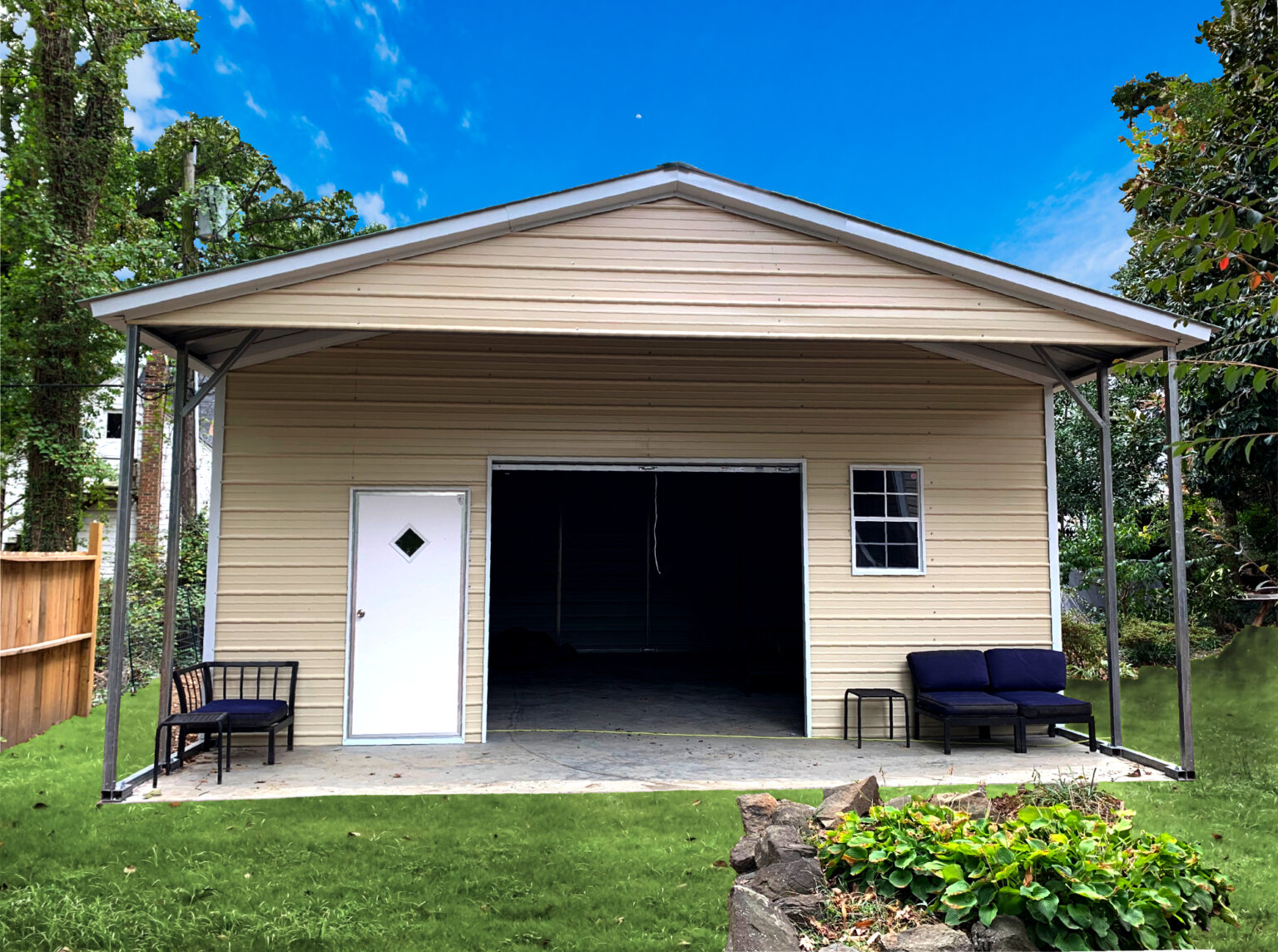 #1 Best Shed Combo B | North Carolina Structures & Carports