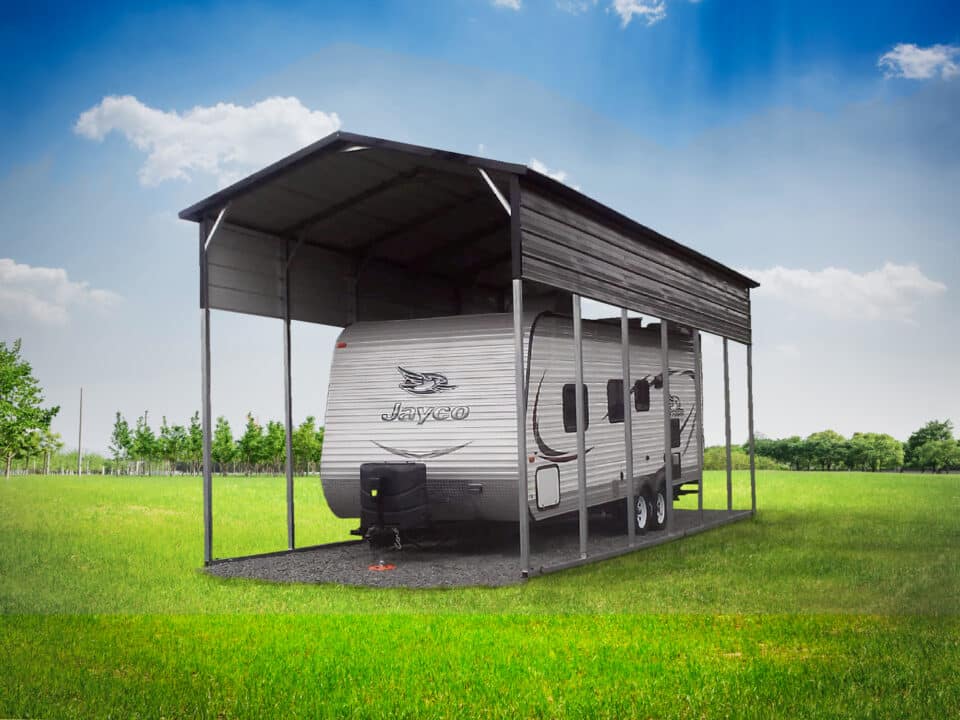 Metal RV Cover Delivered and Installed